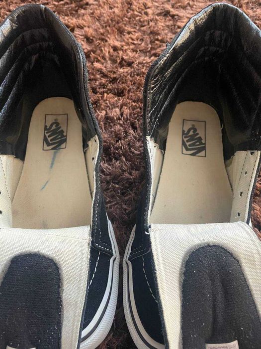 Венс Олд Скул 38 24 см Vans Old Skool Hi Black високі чорні