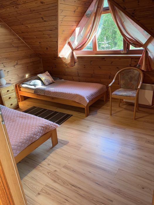 Promocje we wrześniu!!! Domek bliźniak, własny zamykany ogródek w obu częsciach domku, zadaszony taras, 150 m do plaży