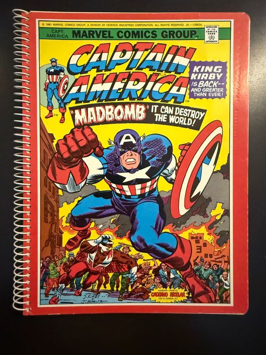 Conjunto de 4 Cadernos Ambar - Marvel Comics Group