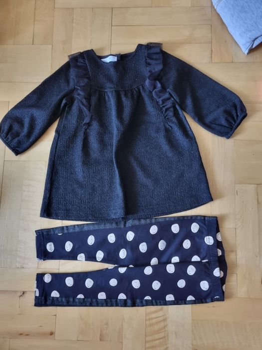 Elgancki komplet dla dziewczynki Zara i Cocodrillo r 104