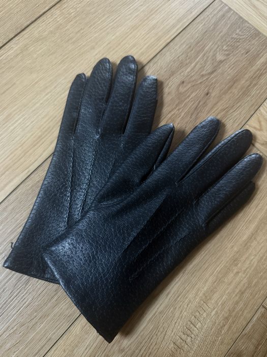Czarne damskie rękawiczki