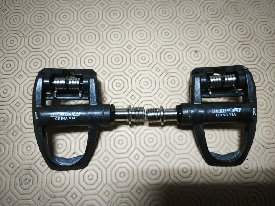 Pedais encaixe rapido Titanium Carbono