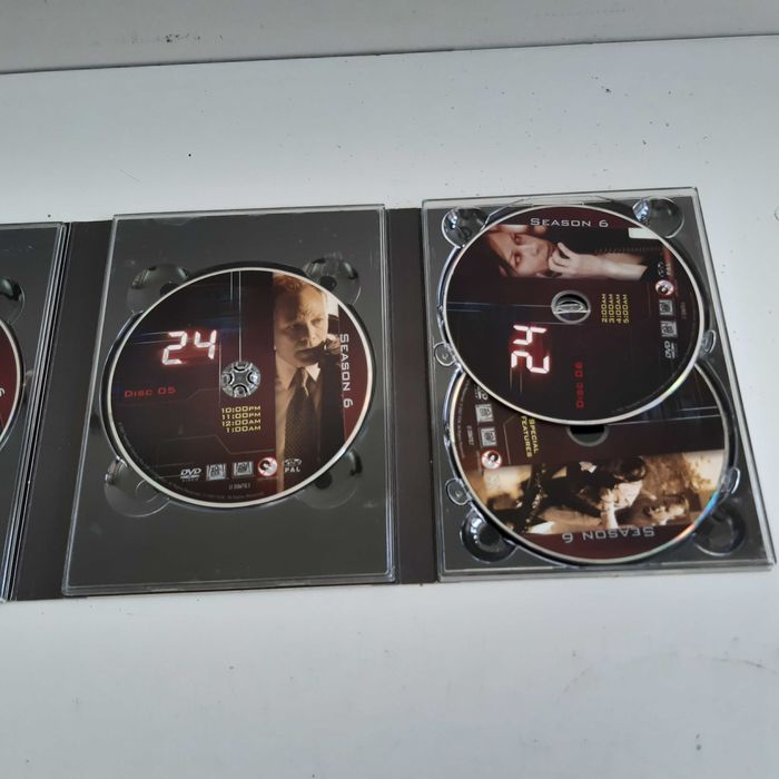 Caixa 7 DVDs - Série 24 - Sexta Temporada Completa