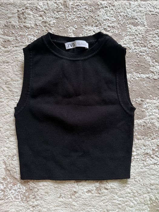 Корсет zara s еко шкіра сорочка