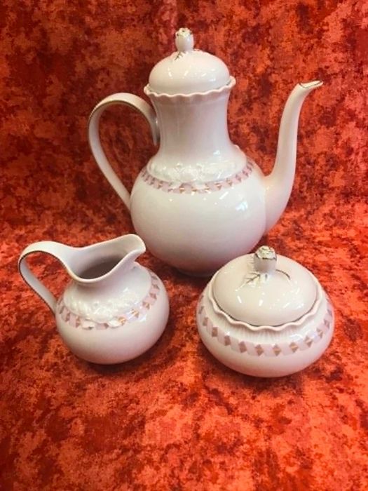 Serwis Hutschenreuther rozowy - Porcelaine Rose - 6 osob