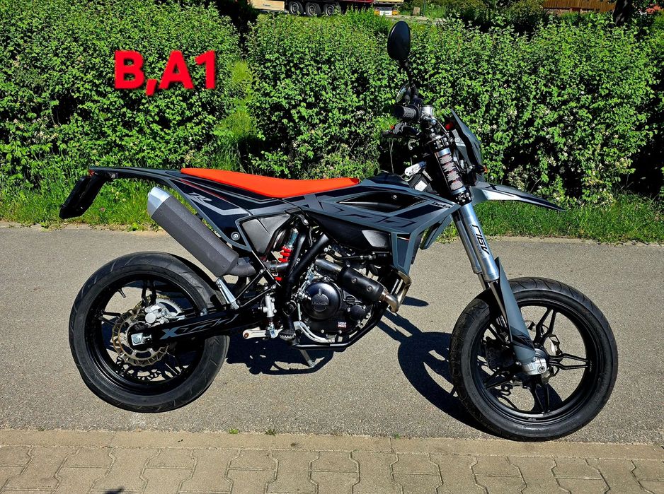 Beta RR Supermoto125 T X Sp.Edition na kat B,A1,1właściciel, książka serwisowa