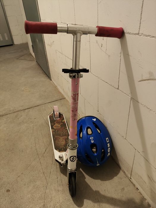 Hulajnoga dla dzieci Oxelo MID 1 + kask VOXO rozm. M