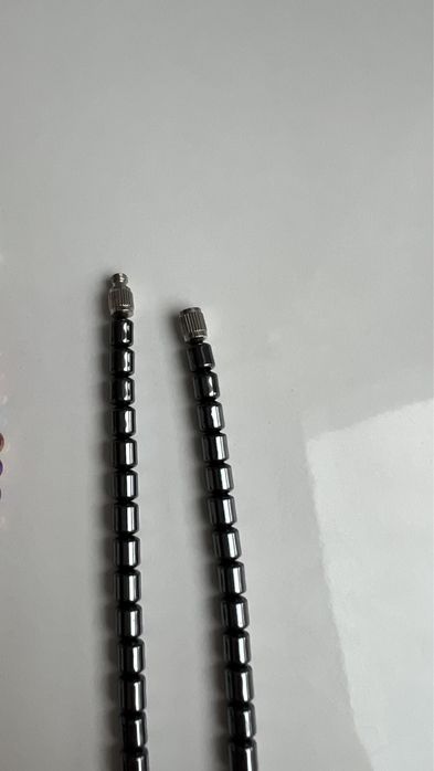 Бусы гематит и аметист,радужный гематит.