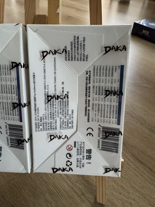 2 Boxes Real Madrid DAKA