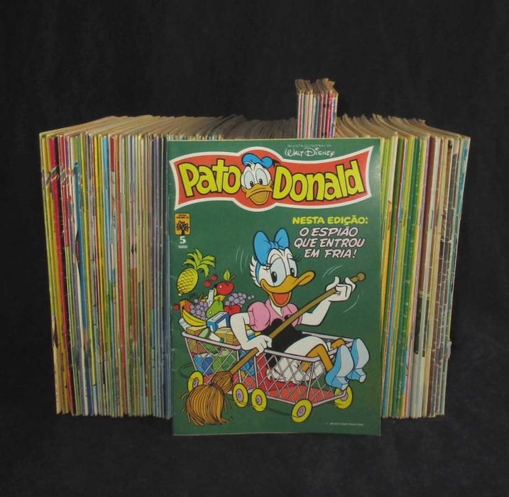 Livros Revistas BD Pato Donald 1984 a 1990 Disney