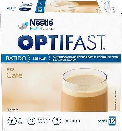 Optifast Batidos para emagrecimento, sabor de café