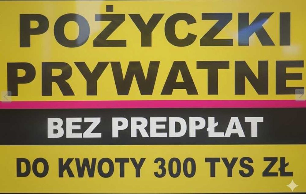 Prywatne Pożyczki. Bez BIK, BIG, KRD