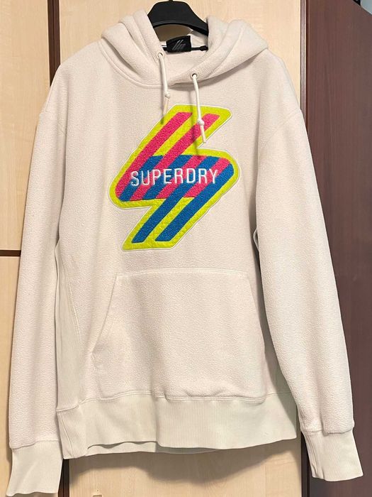 Bluza Superdry z kapturem - polarowa - rozmiar L