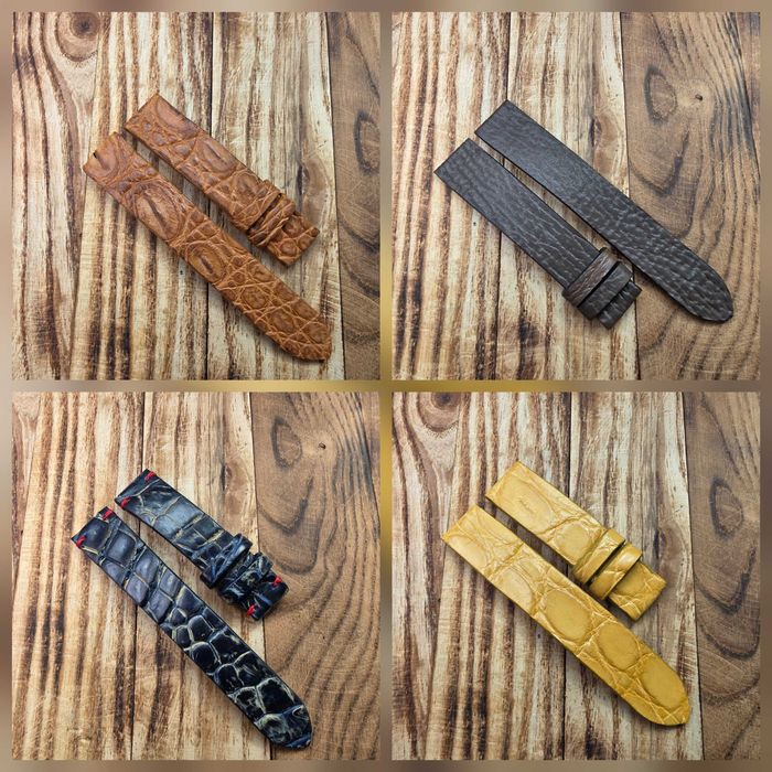 Ремешок из кожи крокодила для годинника, tissot, Breitling,omega