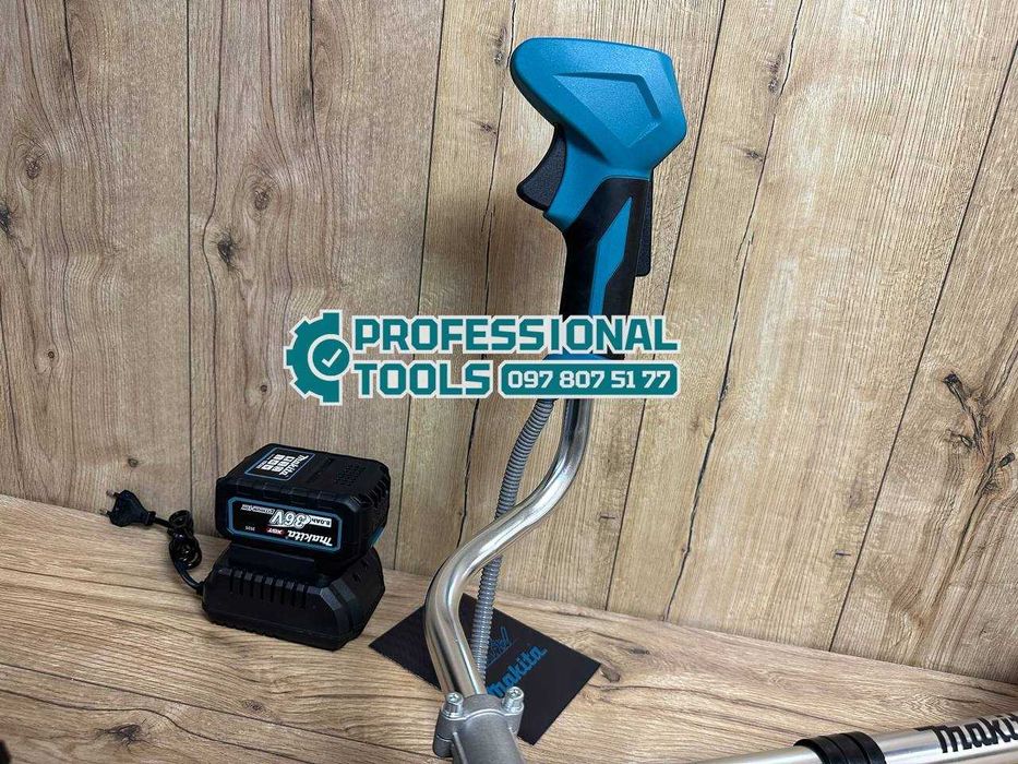 Аккумуляторный триммер косилка Makita DUR502 BL 36V-8Ah з двох частин