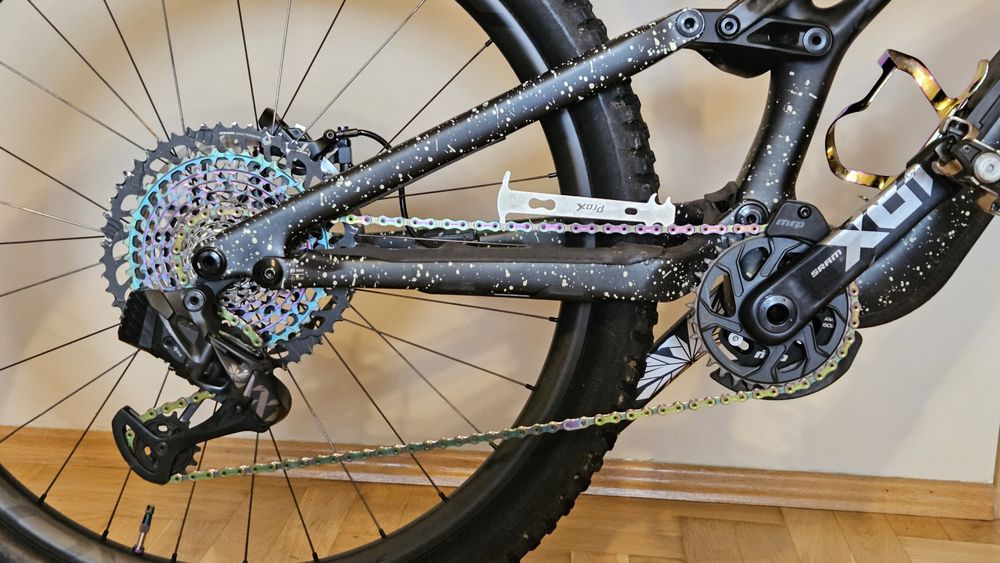Łańcuch SRAM XX1 Eagle rainbow, tęczowy, oilslick