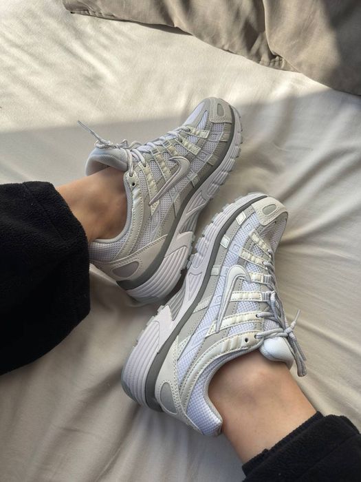 Nike P-6000 white grey / жіночі кросівки найк / женские кроссовки 39