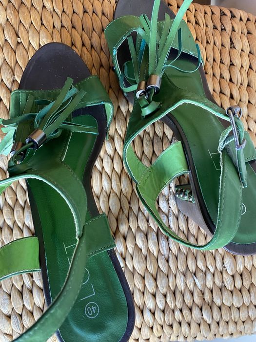 Sandálias verdes Loft