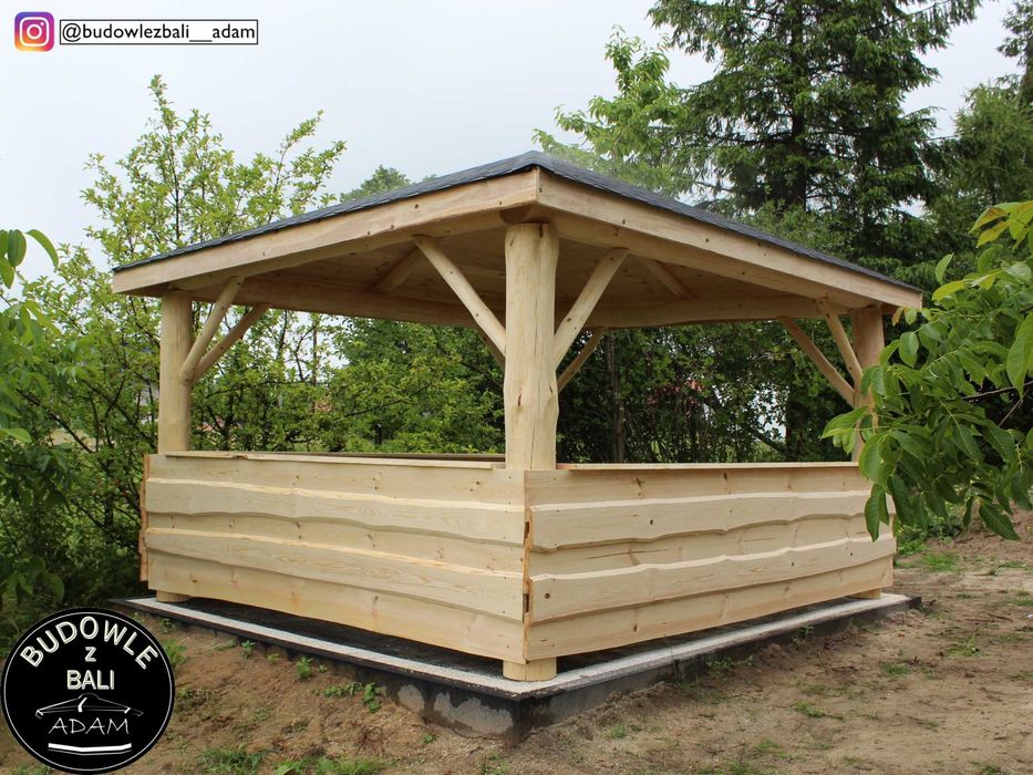 Altana, Altanka Ogrodowa z Bala, Altana z Bali (transport, montaż)