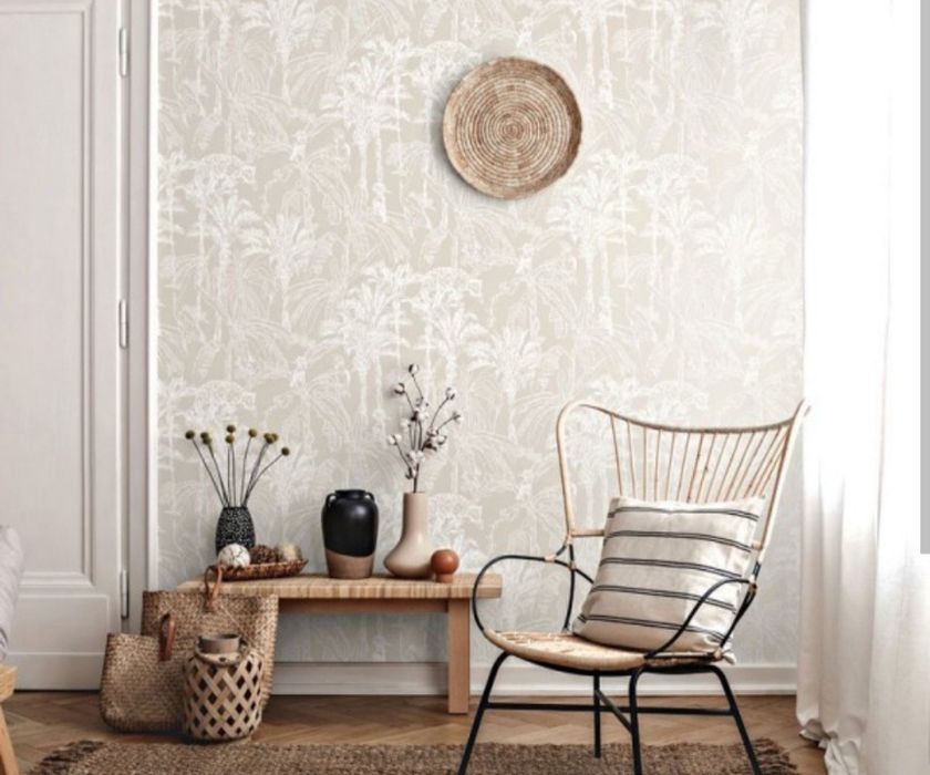 Aplicação profissional de papel de parede