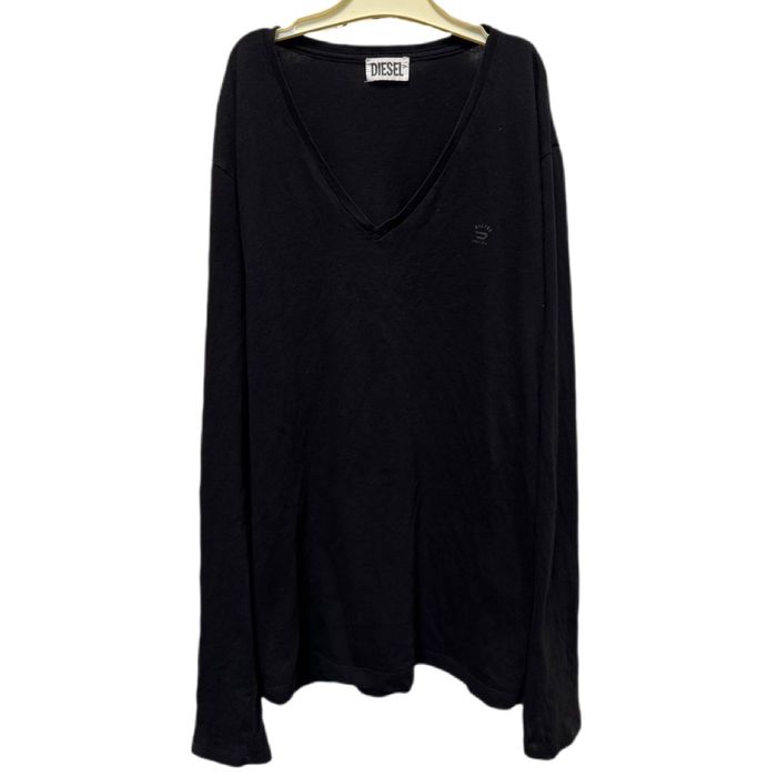 Diesel V-Neck Number nine shield type лонгслив футболка с длинным рукавом Maison boris bidjan saberi longsleeve