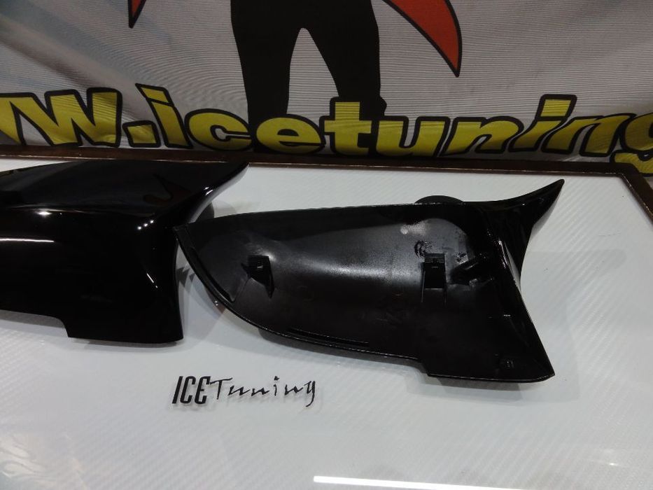 Capas, carcaça espelhos M4 look preto brilhante BMW F10 F11 F18 F07 (GT 5GT) F06 F12 F13 F01 F02