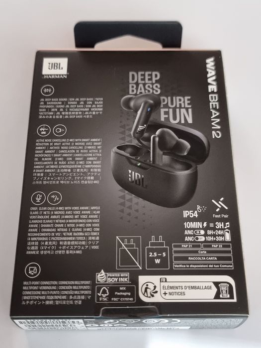 Vendo auricular JBL WAVE BEAM II PRETO