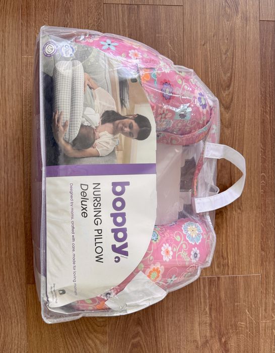 Подушка для годування boppy deluxe рожева