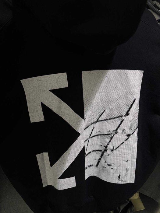 Off-White Graphic Full Zip Hoodie