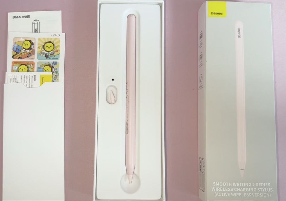 Rysik Baseus Smooth Writing 2 Różowy