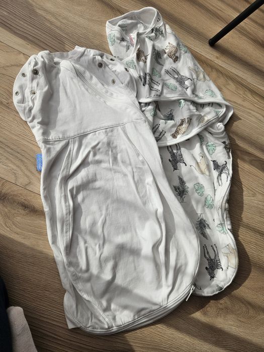 Dwa otulacze niemowlęce