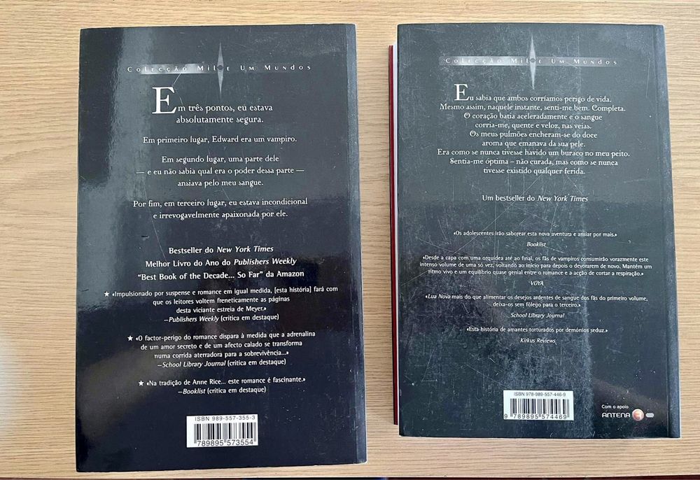 Livros Saga Twilight ( Vampiros )