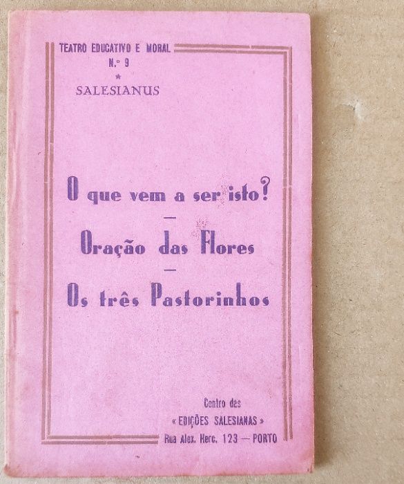 TEATRO - Opúsculos e Livros de Teatro