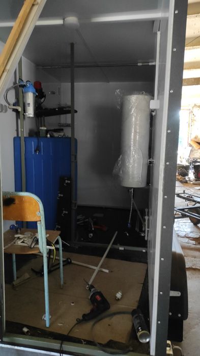 Прицеп  ПМК  ( душова, пральня,лазня, баня на колесах)