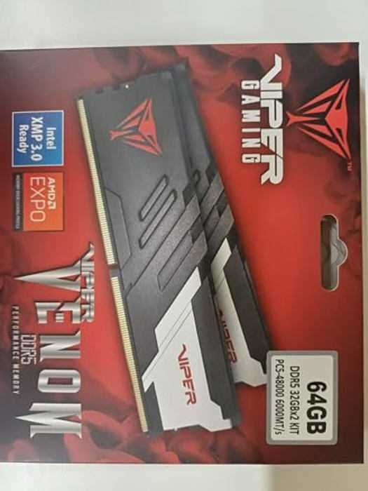 Pamięć ram PATRIOT Viper Venom 1 x 32 GB 6000 MHz CL30 DDR5 DIMM zamienię na RX 7800 XT, RX 9060 XT 16 GB, RTX 4060 Ti 16GB