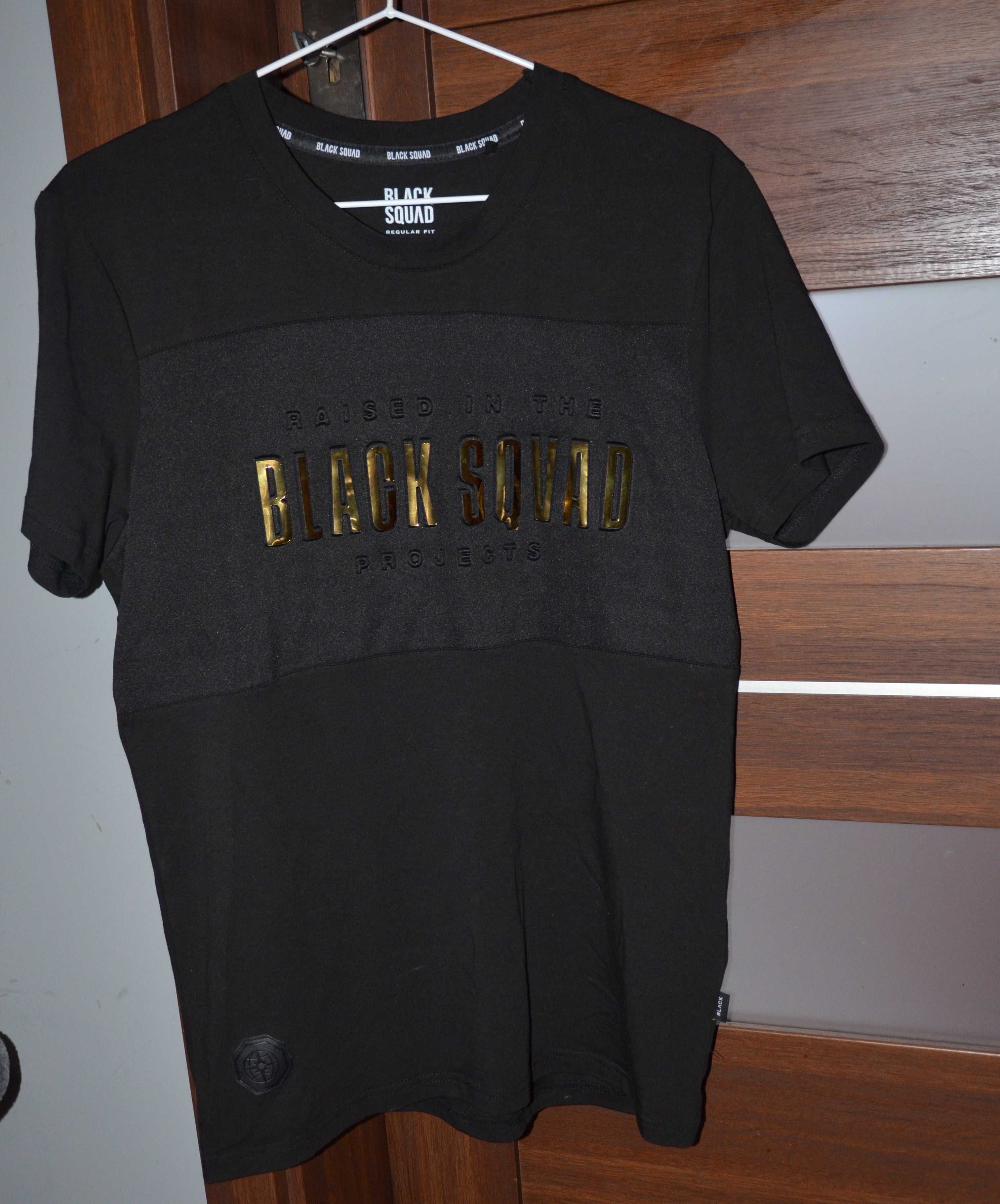 Black squad t shirt discount