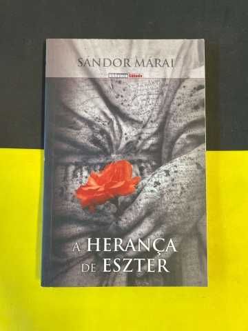 A Herança de Eszter de Sándor Márai