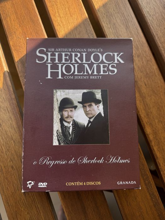 Coleção DVD Sherlock Holmes - Jeremy Brett (4 Discos / 11 Episódios).