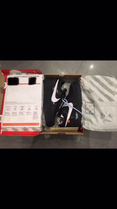 NIKE AIR FORCE 1 LOW X OFF WHITE rozm. 44.5 (AO4606 - 001)