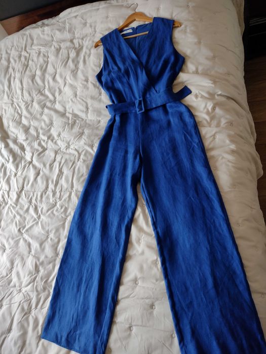 kombinezon z lnu MANGO