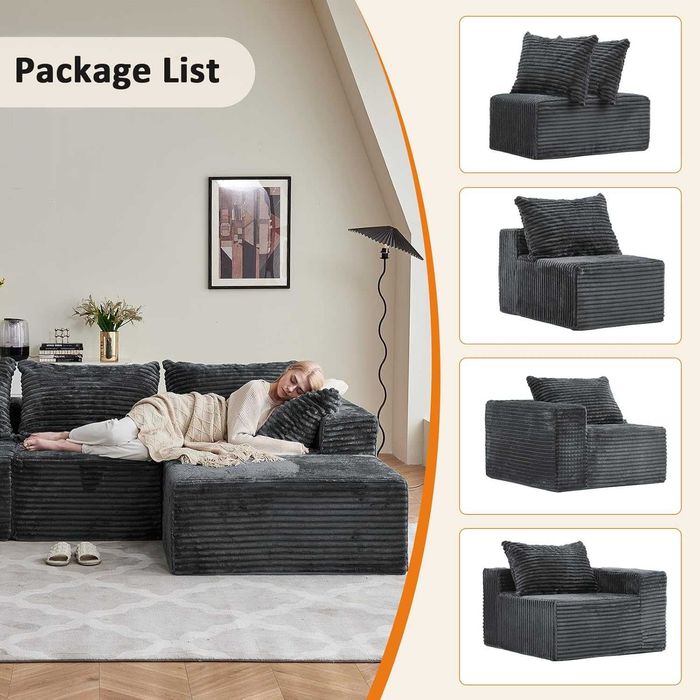 Nowa modułowa sofa / kanapa / łóżko / Vamcheer / 274CM !R190!