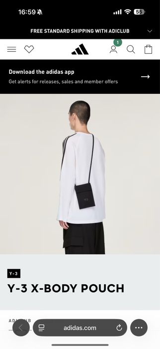 Сумка Y-3 adidas prada riot divison мессенджер