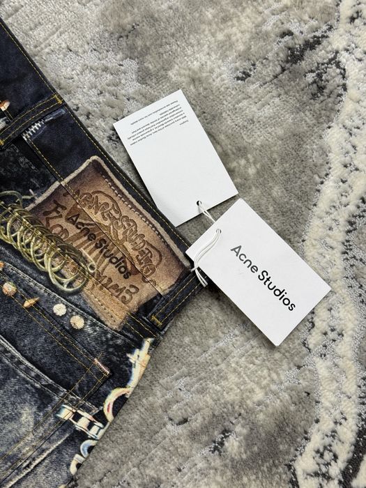 Джинсы acne studios акне студио loose fit jeans pint широкие джинсы archive архив Широкі Джинси Штани Y2K SK8 Skater