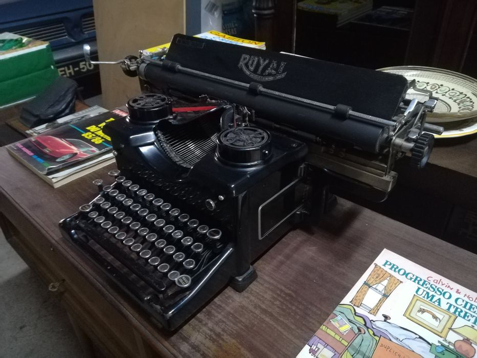 Máquina de Escrever Royal. Anos 1930.