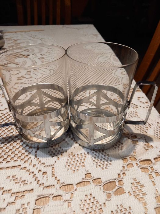 Szklanki PRL  6 szt