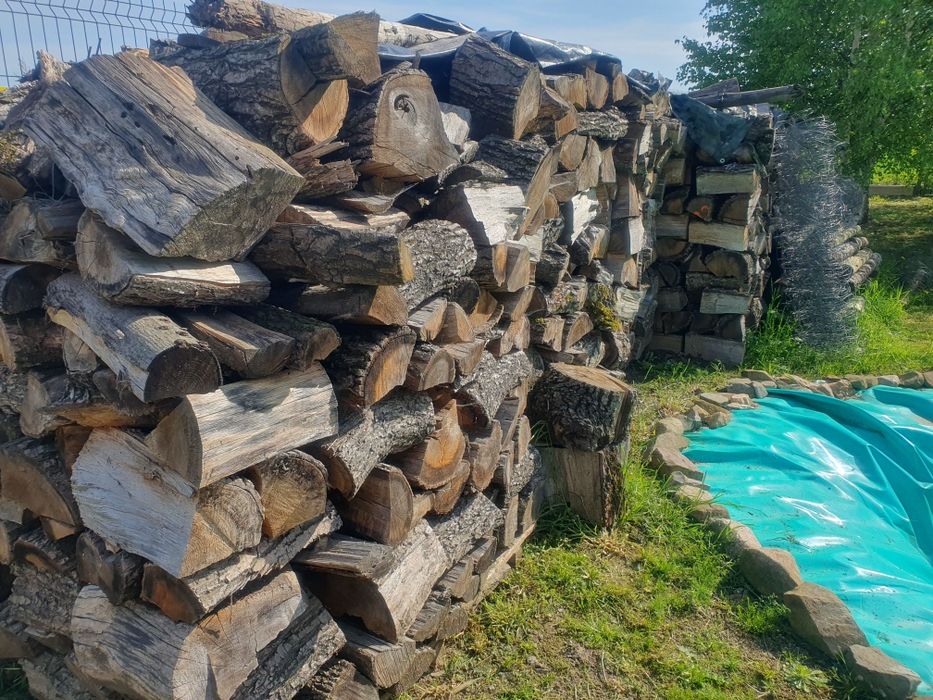 Drewno kominkowe dąb sezonowane