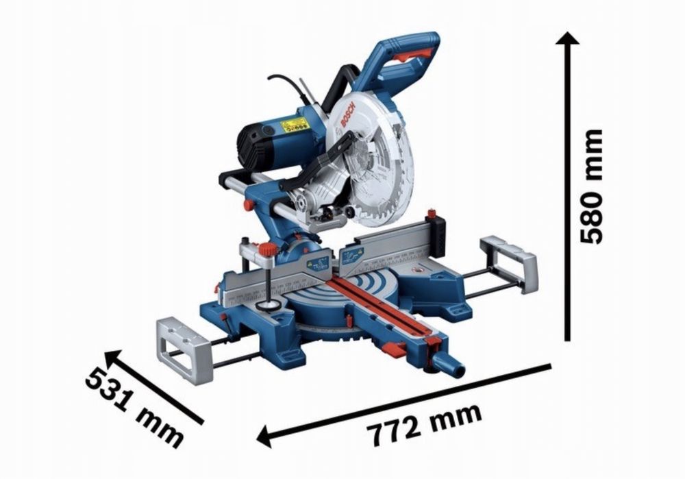 Торцювальна пила BOSCH GCM 254 D