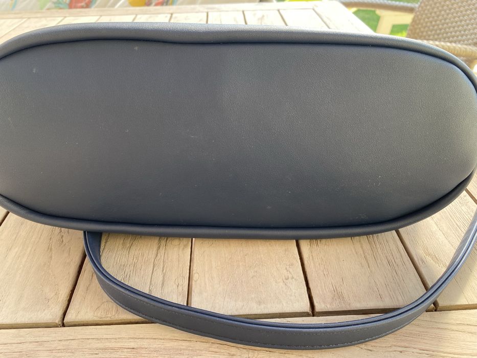 MONNARI torba damska listonoszka plisowany panel granatowa BAG1500-K01
