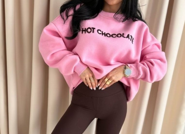 Nowa bluza Hot chocolate oversize