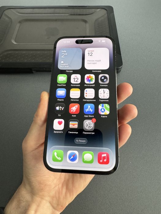 Apple iPhone 14 Pro 256GB eSIM 256GB Space Black магазин / гарантія